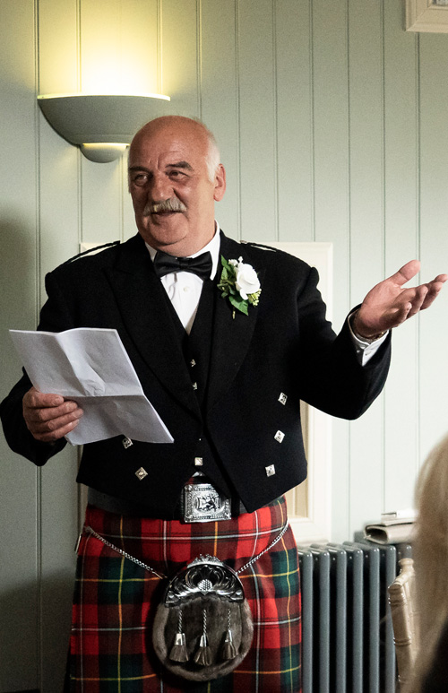 Wedding Photographer Ayrshire - Speeches